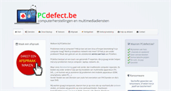 Desktop Screenshot of pcdefect.be