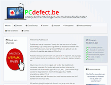 Tablet Screenshot of pcdefect.be